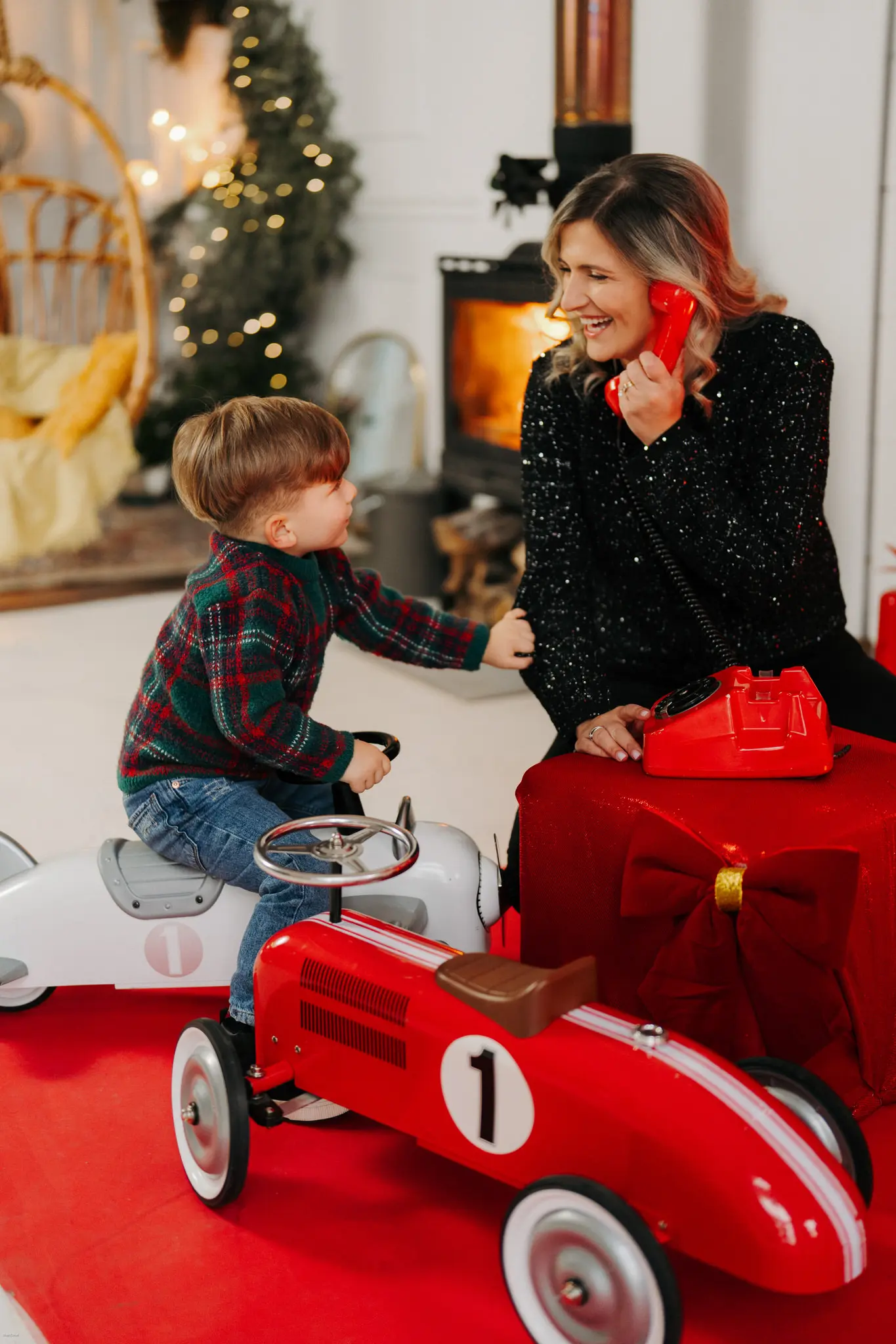 Ședință foto de Crăciun la Studio cu familia - Târgu Mureș 2 decor craciun la studio targu mures 4