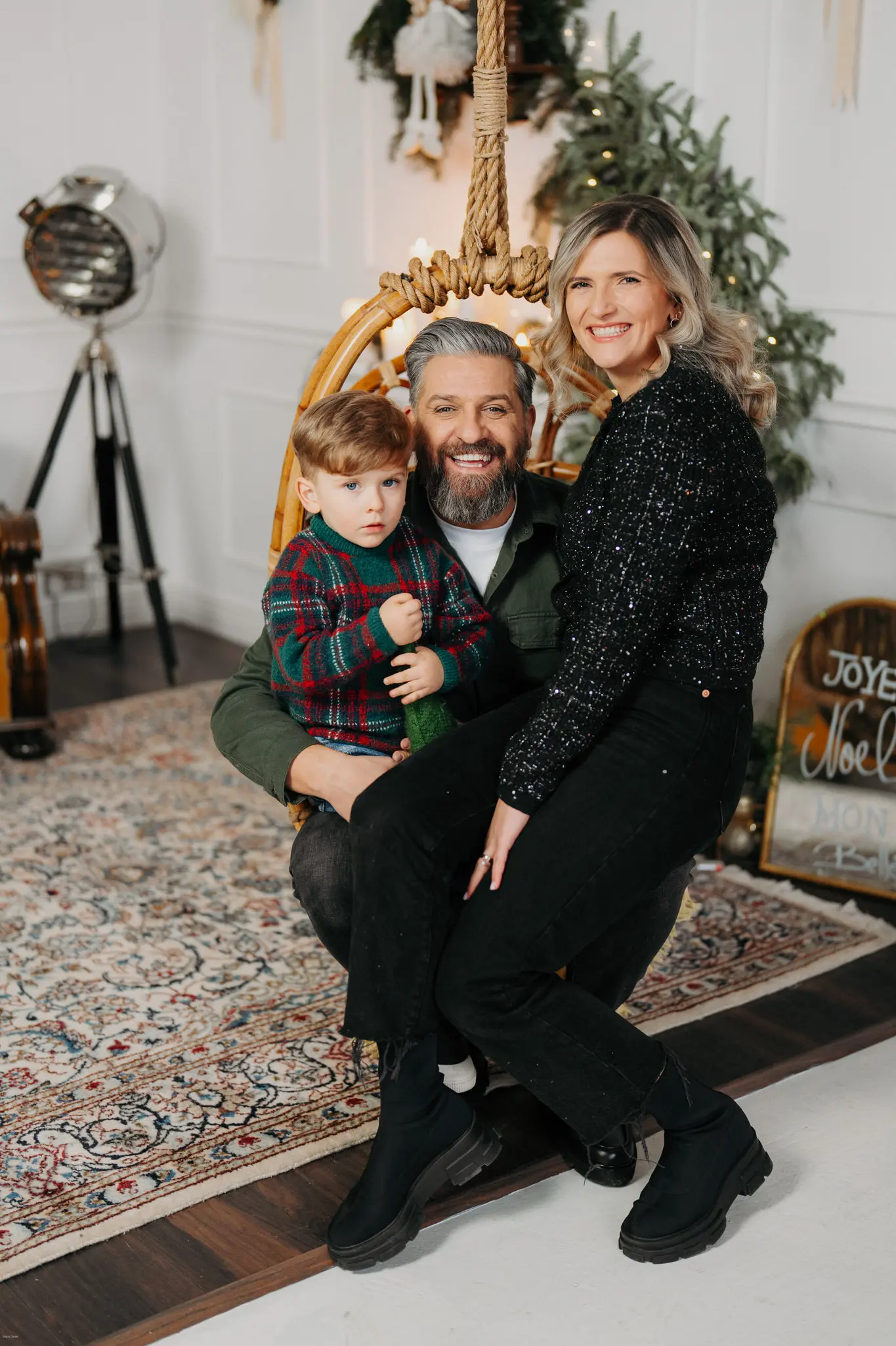 Ședință foto de Crăciun la Studio cu familia - Târgu Mureș 28 decor craciun la studio targu mures 5