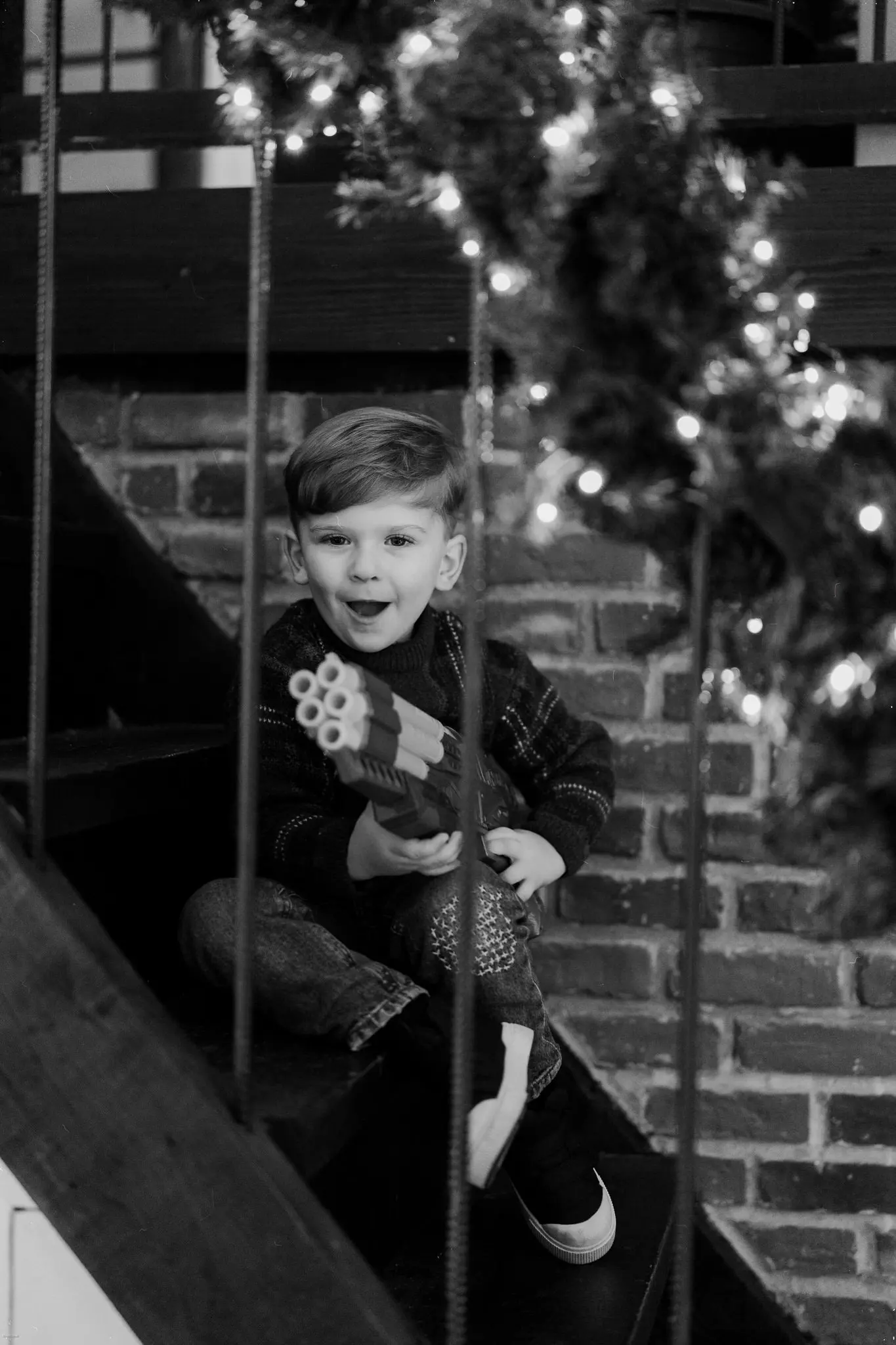 Ședință foto de Crăciun la Studio cu familia - Târgu Mureș 10 decor craciun la studio targu mures 8