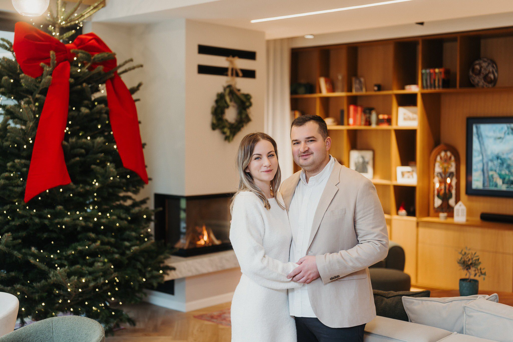 Fotografie de familie în atmosferă de sărbătoare