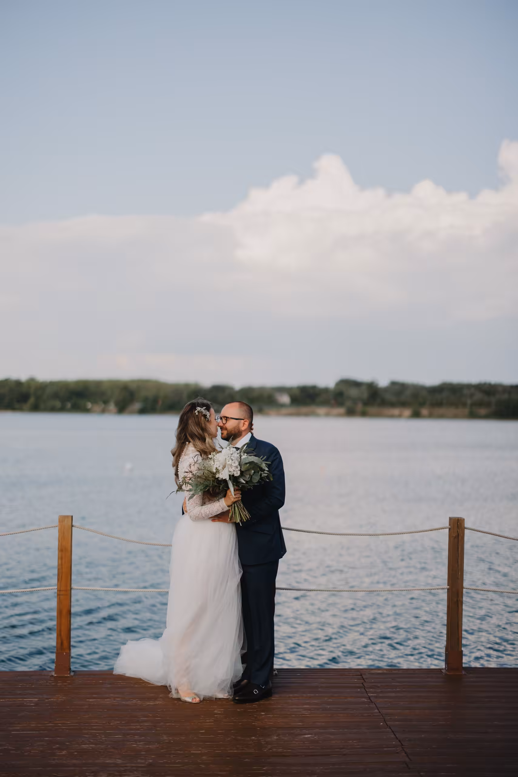 Lupa lake hungary wedding photography