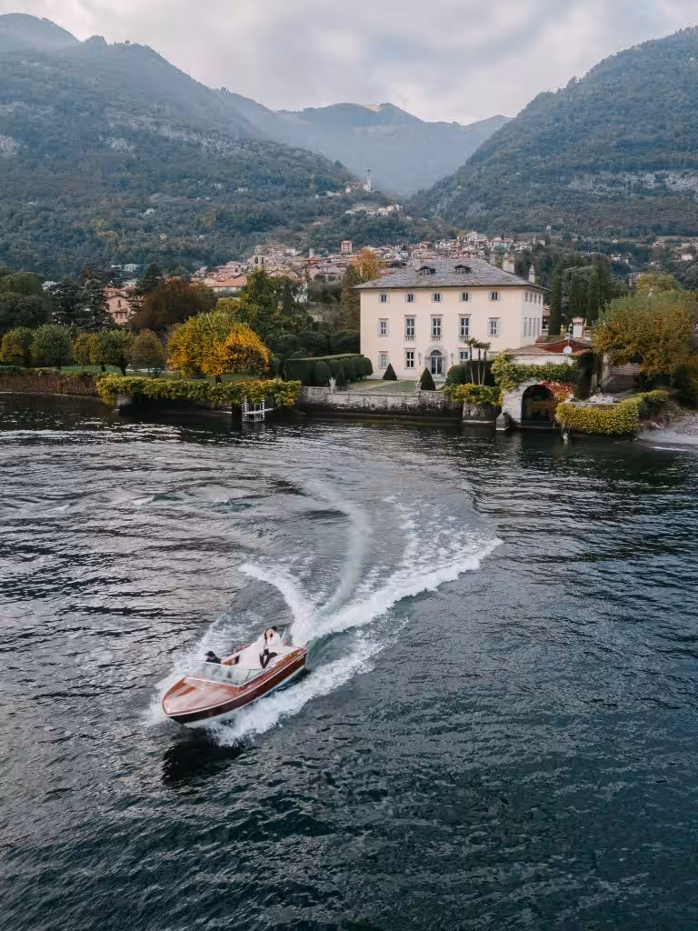 Villa balbiano wedding photograher lake como drone x