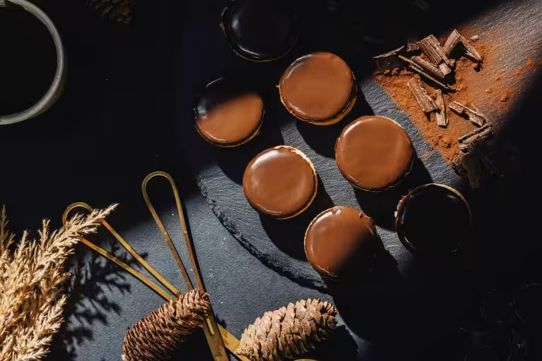 Fotografie produs productie ambalare manuala fabrica patiserie x